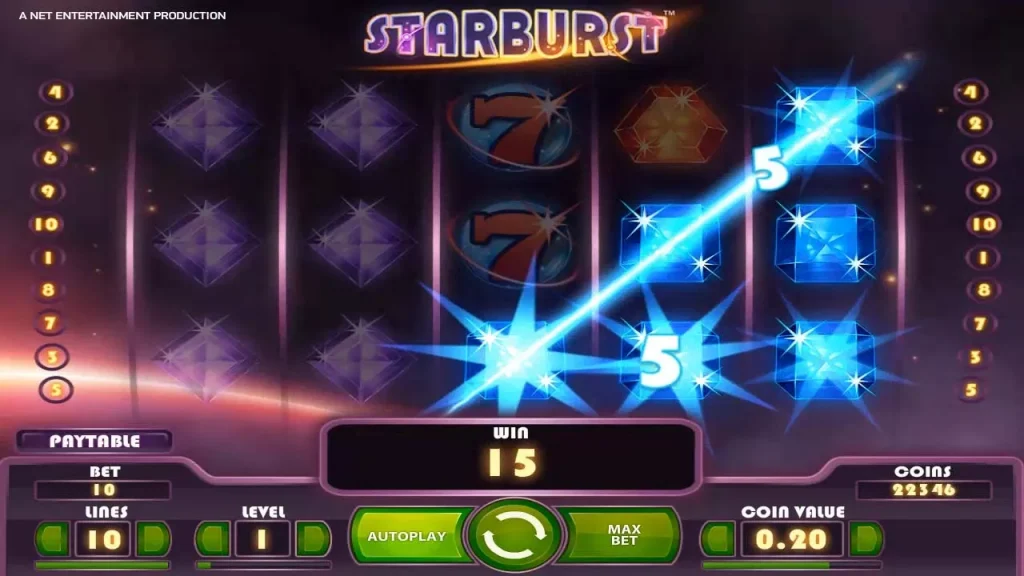 Juega y gana con starburst